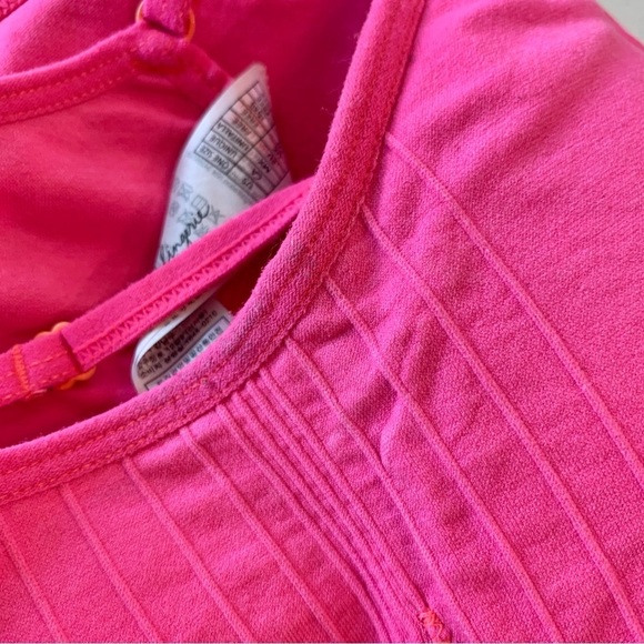 Neon Pink Bralette with Removable Padding / Bra with Soft Cups - Picture 4 of 7